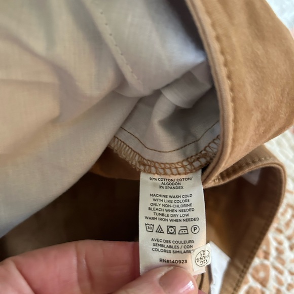 Like new Loft outlet brown high rise wide leg pants - Picture 5 of 6